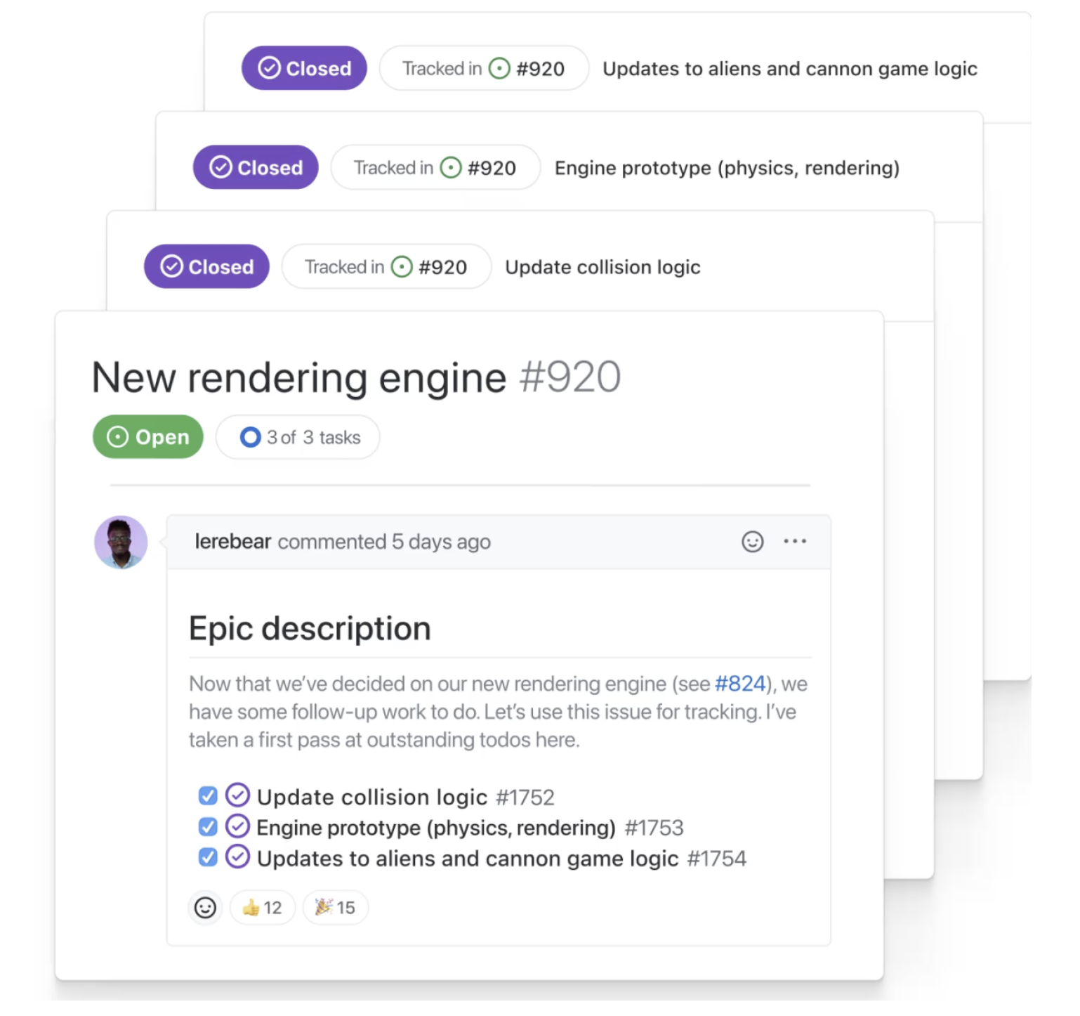github project actionable tasks 3